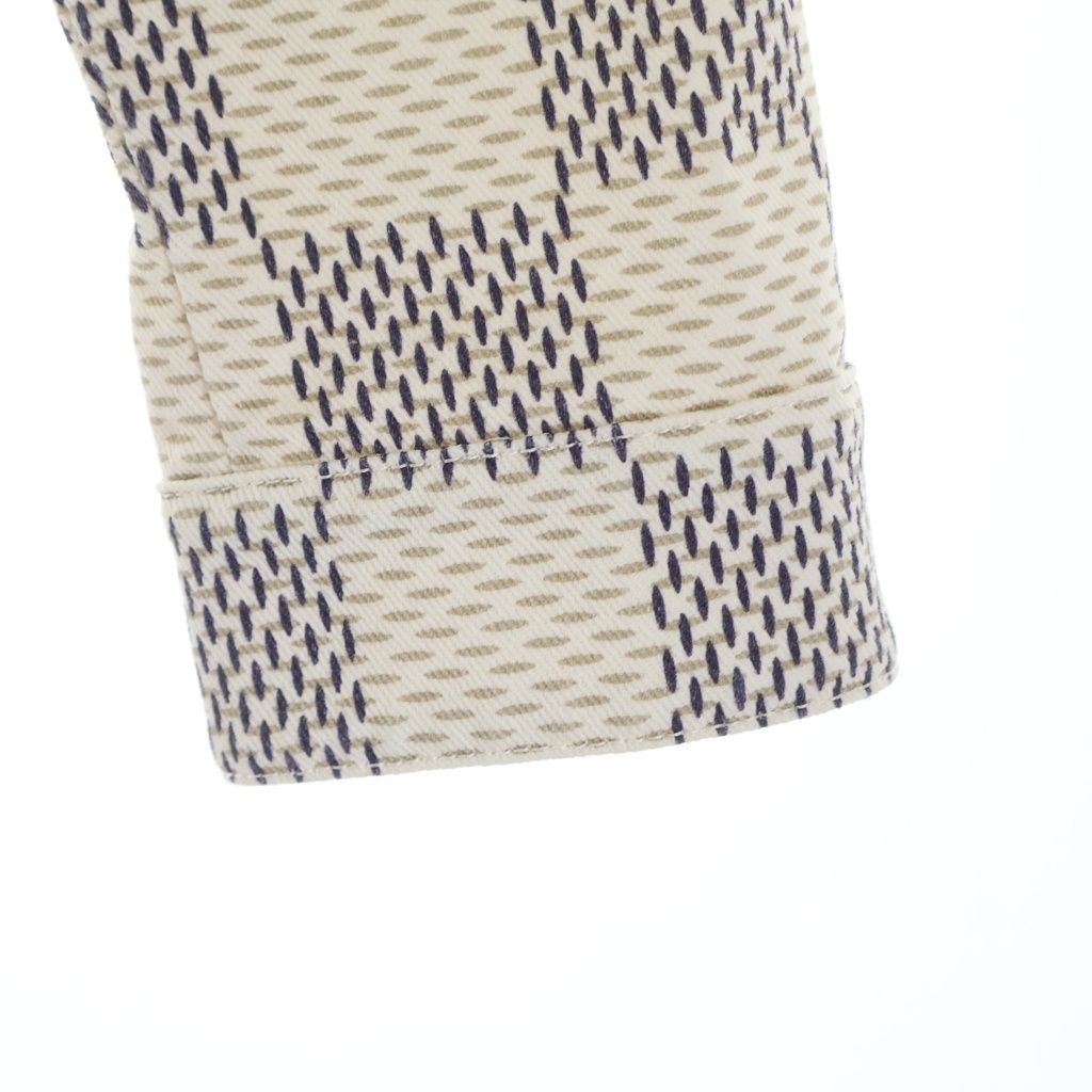 Louis Vuitton Damier Azur Denim Tracker Jacket White — view 5