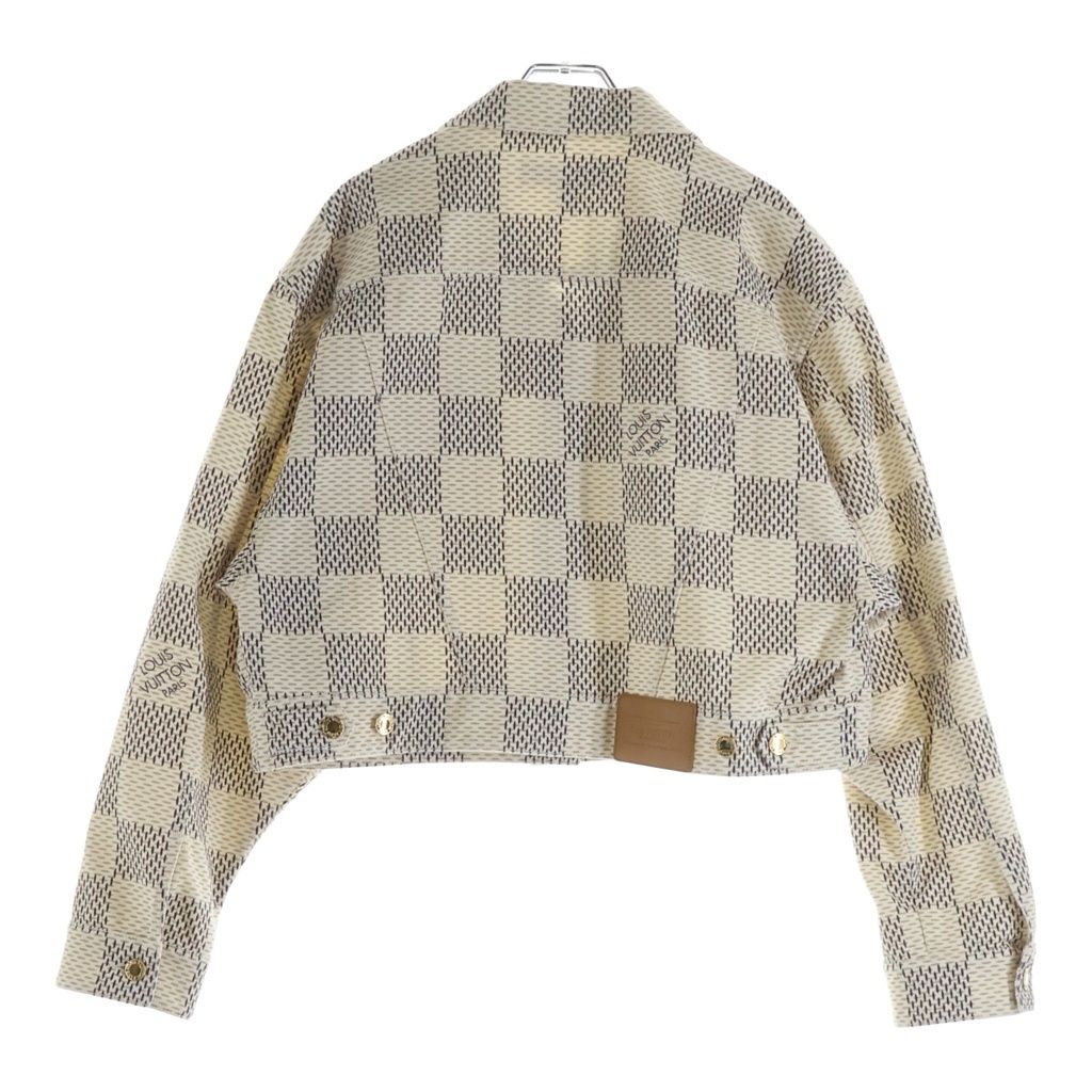 Louis Vuitton Damier Azur Denim Tracker Jacket White — view 2