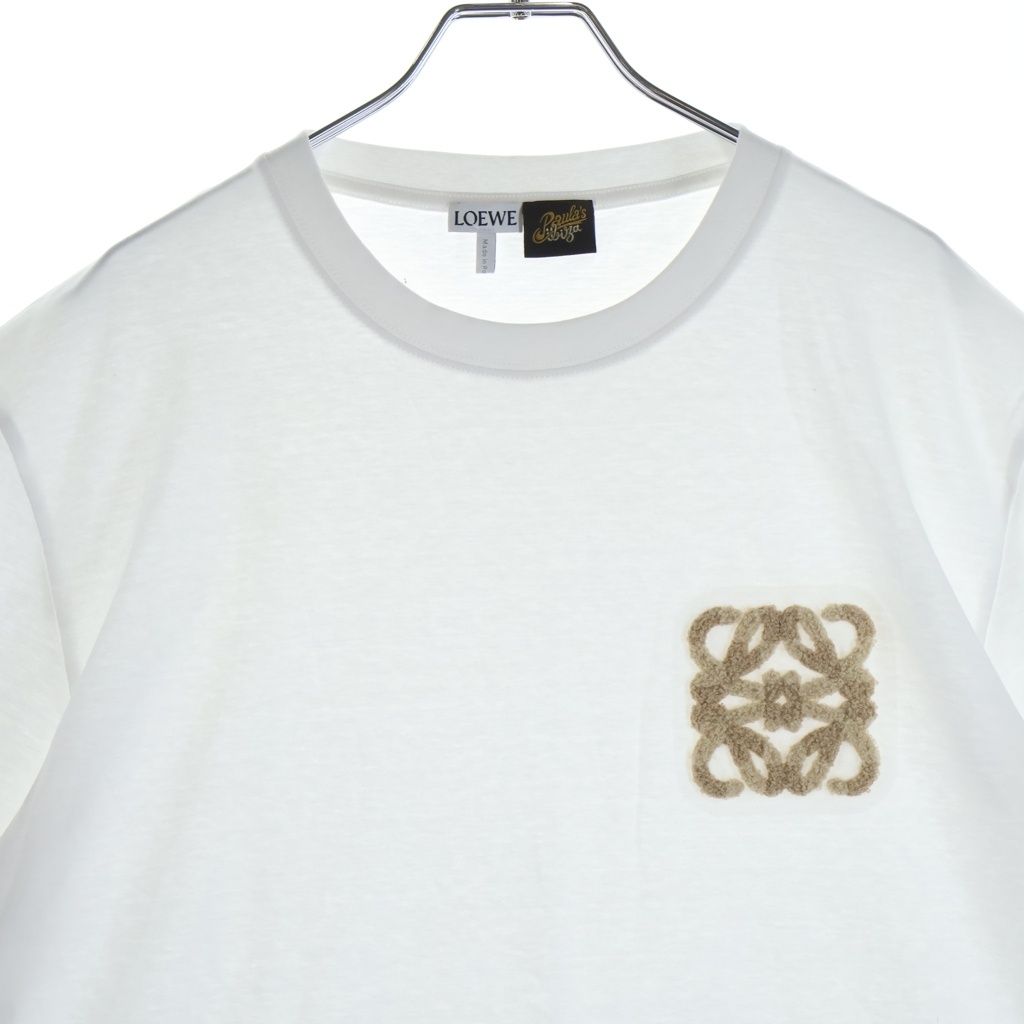 Loewe Paula 'S Ibiza Pile Anagram Logo Embroidered Crew Neck Short Sleeve — view 3