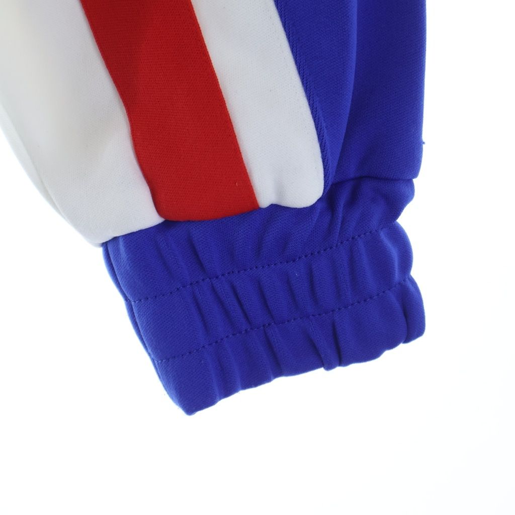 Celine Tracksuit Jacket Logo Embroidery Triomphe Zip Up White Blue — view 5