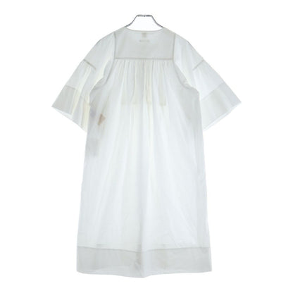 Hermes Bohemian Short Dress Gauze Mosaic Total Pattern Jacquard Crew Neck Short — view 2