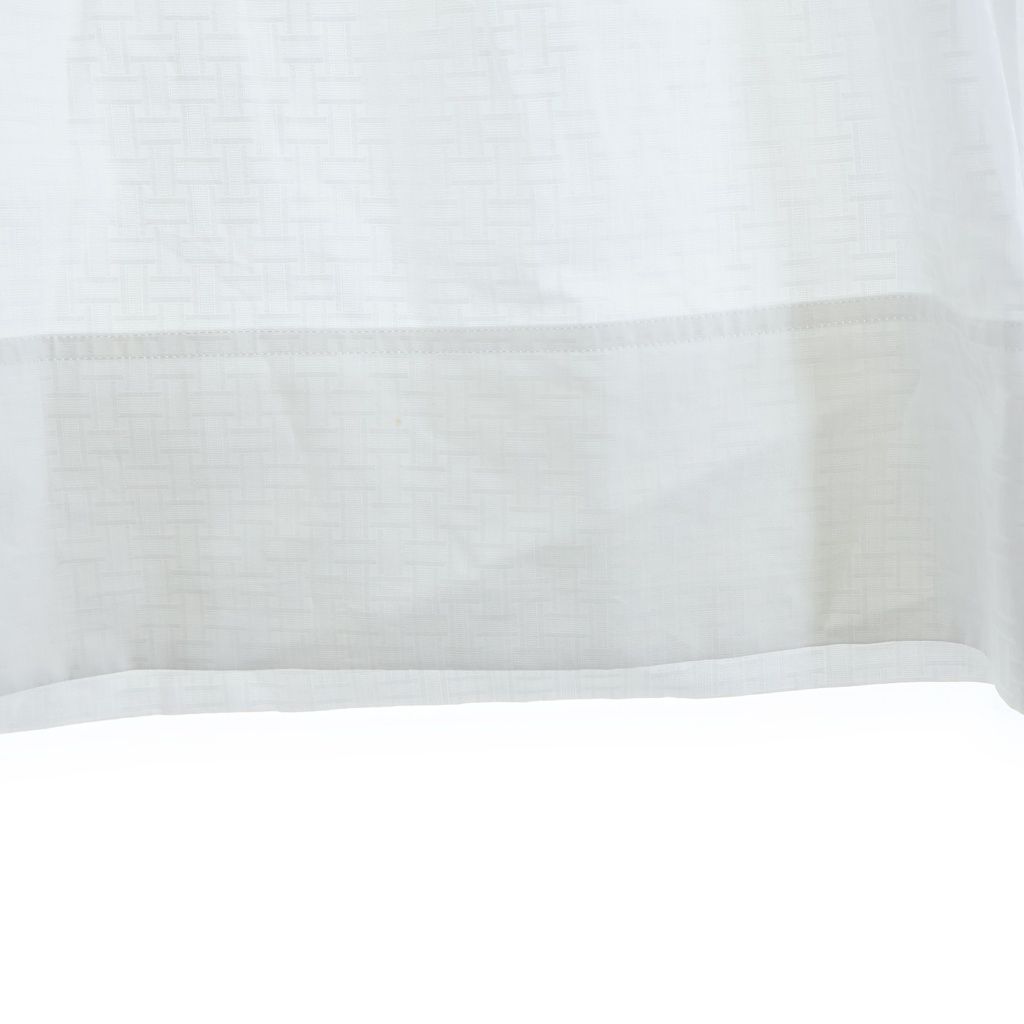 Hermes Bohemian Short Dress Gauze Mosaic Total Pattern Jacquard Crew Neck Short — view 5