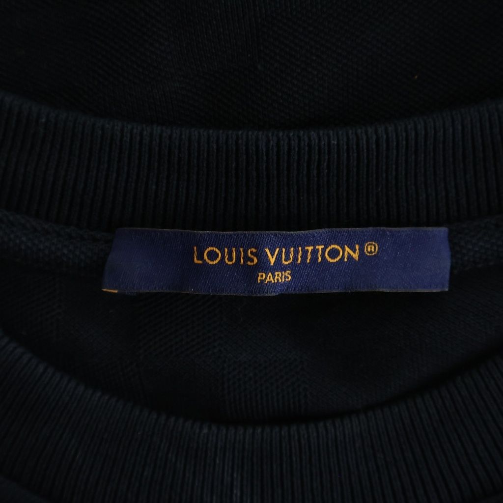 Louis Vuitton Half Damier Kanoko Pocket T-Shirt Black L — view 6