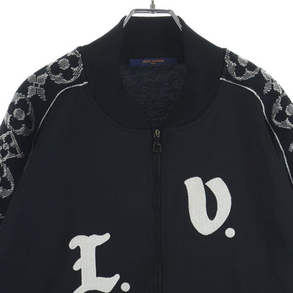 Louis Vuitton LV Flower Band Zip Up Truck Jacket Black — view 3