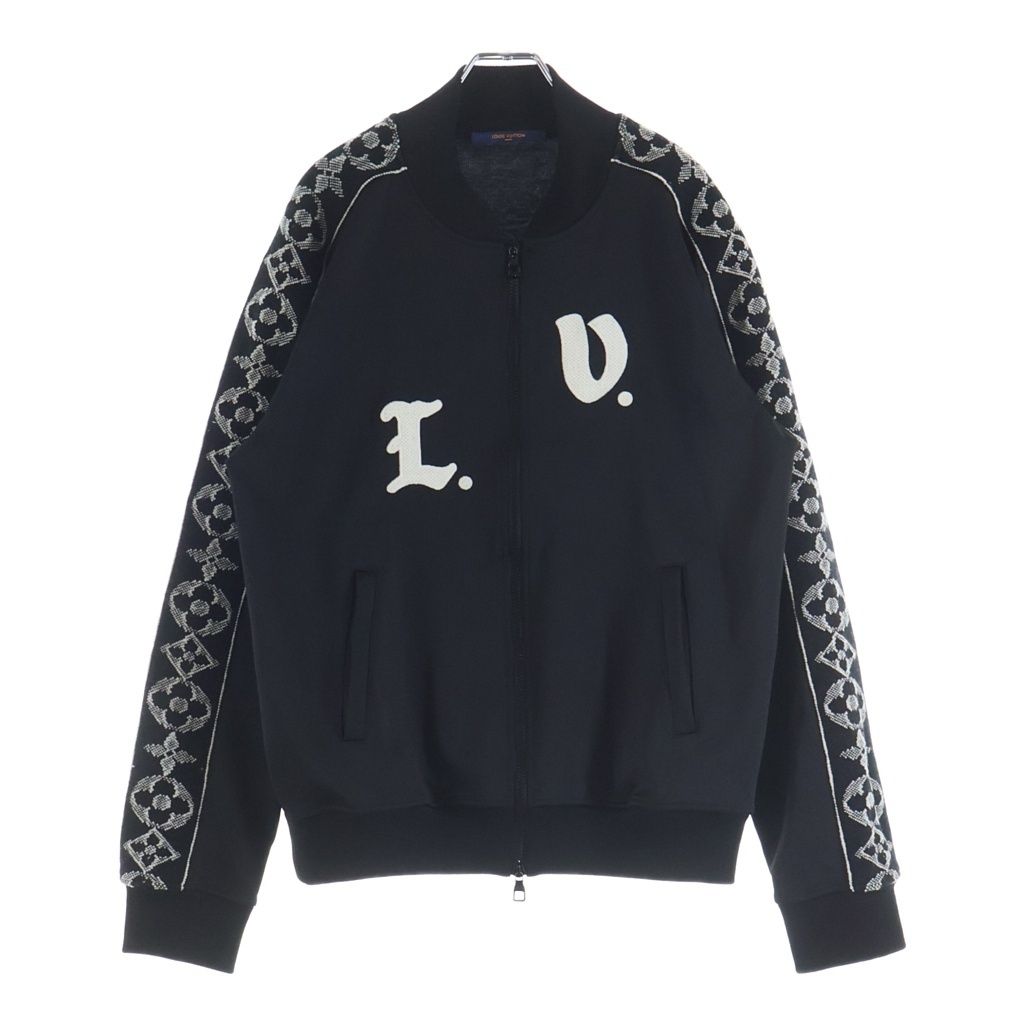 Louis Vuitton LV Flower Band Zip Up Truck Jacket Black