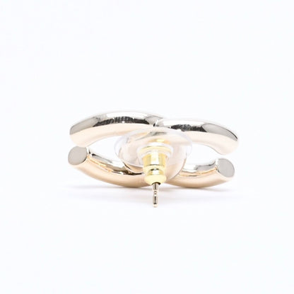 Chanel 25P Earrings CC Logo Light Gold 25 — view 5