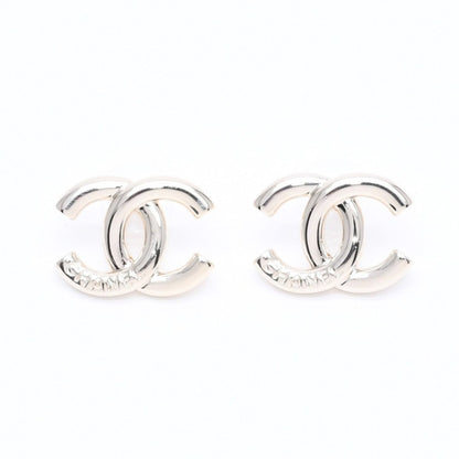 Chanel 25P Earrings CC Logo Light Gold 25