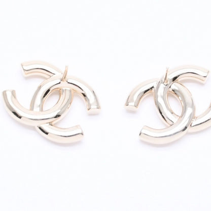 Chanel 25P Earrings CC Logo Light Gold 25 — view 6