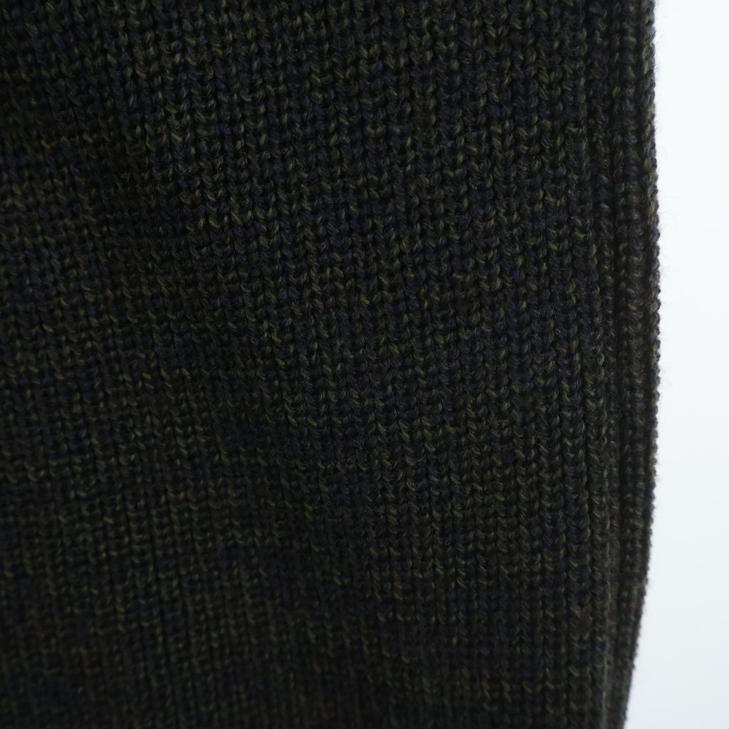 Hermes Sleeveless Knit Wool Long Dress Khaki — view 6