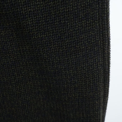 Hermes Sleeveless Knit Wool Long Dress Khaki — view 6