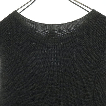 Hermes Sleeveless Knit Wool Long Dress Khaki — view 4