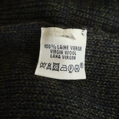 Hermes Sleeveless Knit Wool Long Dress Khaki — view 8