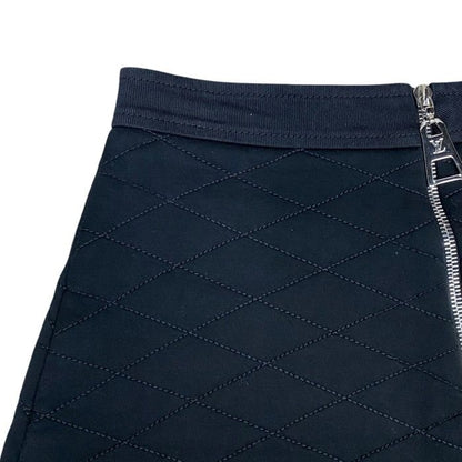Louis Vuitton Quilted Mini Skirt Trapezoid Monogram Pattern Patch Pocket Cotton — view 4