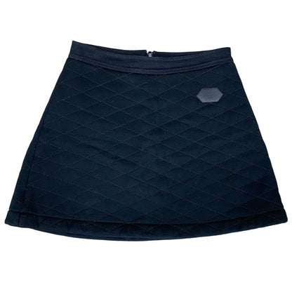 Louis Vuitton Quilted Mini Skirt Trapezoid Monogram Pattern Patch Pocket Cotton — view 2