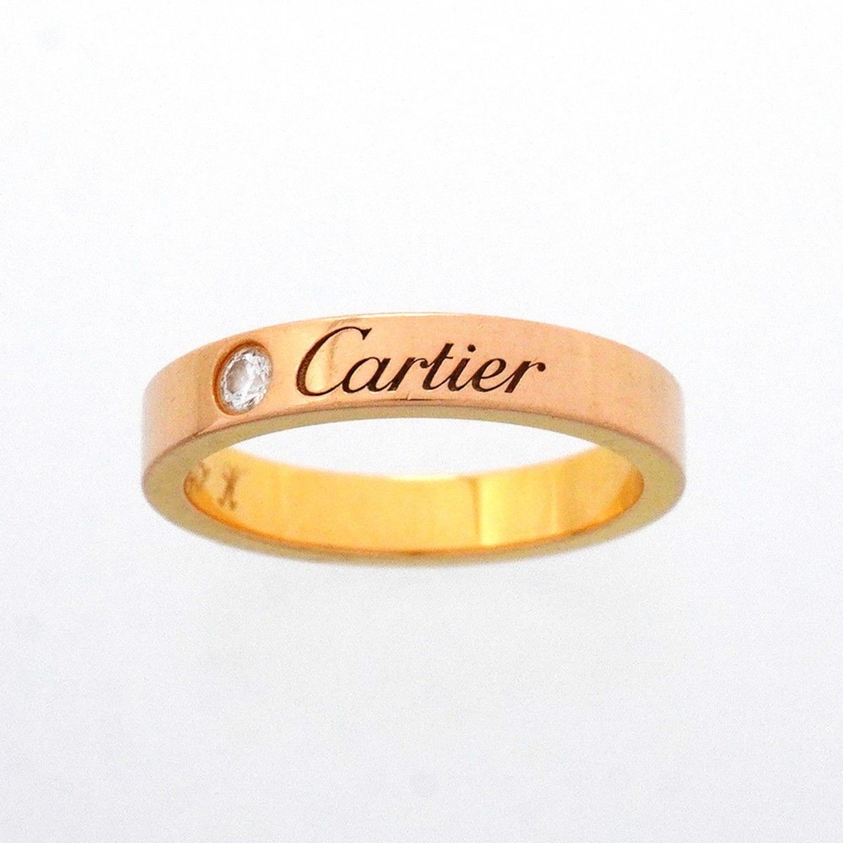 Cartier Ring C de Cartier 18K Pink Gold Diamond — view 2