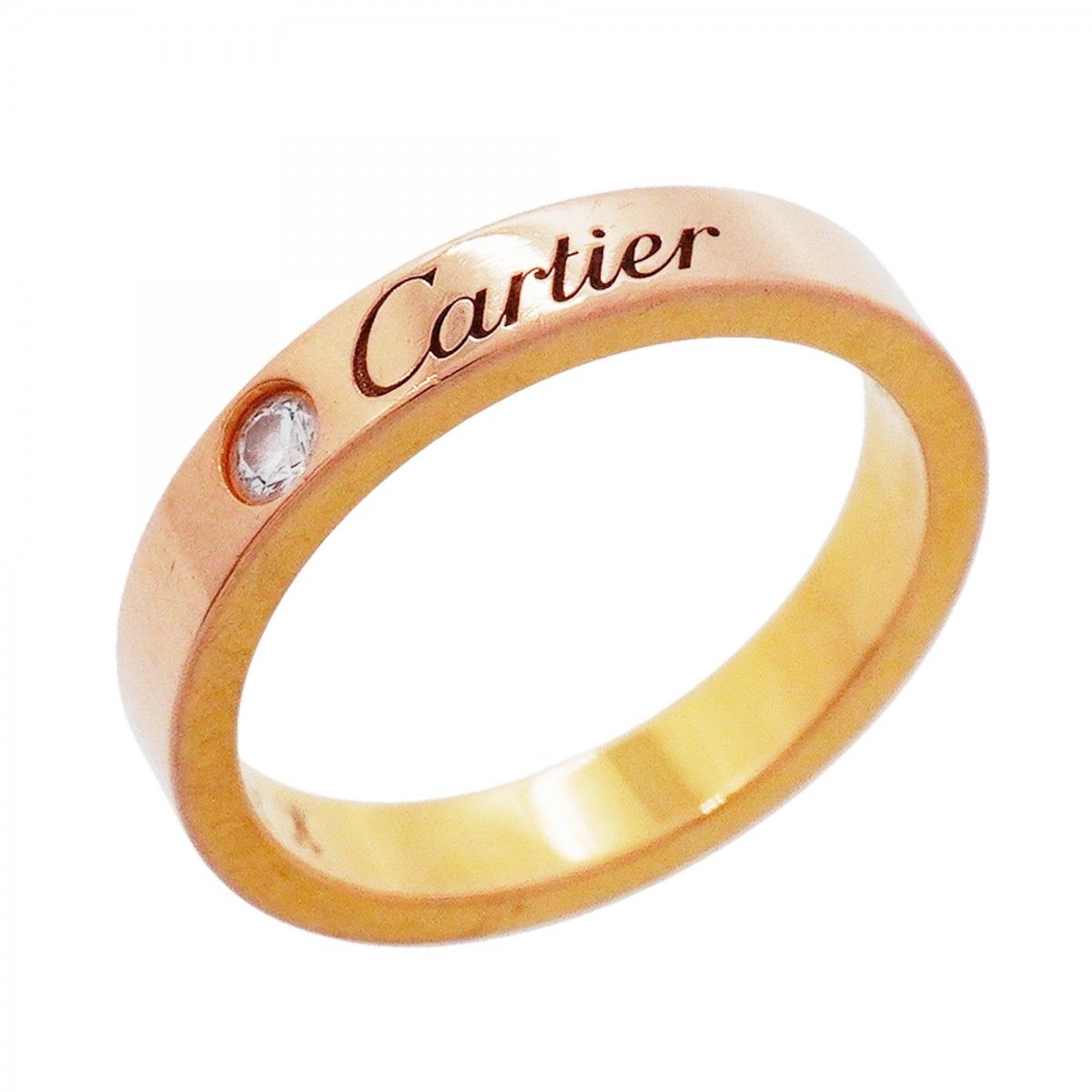Cartier Ring C de Cartier 18K Pink Gold Diamond