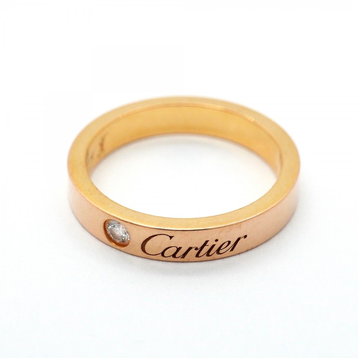 Cartier Ring C de Cartier 18K Pink Gold Diamond — view 3
