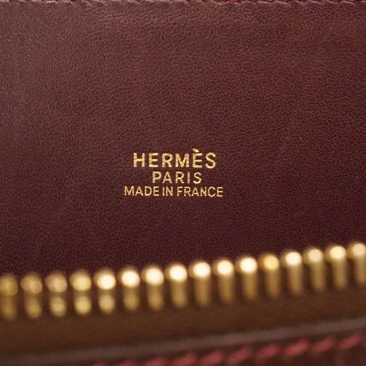 Hermes Handbag Bolide 31 Box Calf Brulee Gold 2-Way — view 5