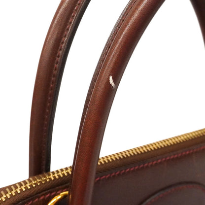 Hermes Handbag Bolide 31 Box Calf Brulee Gold 2-Way — view 7