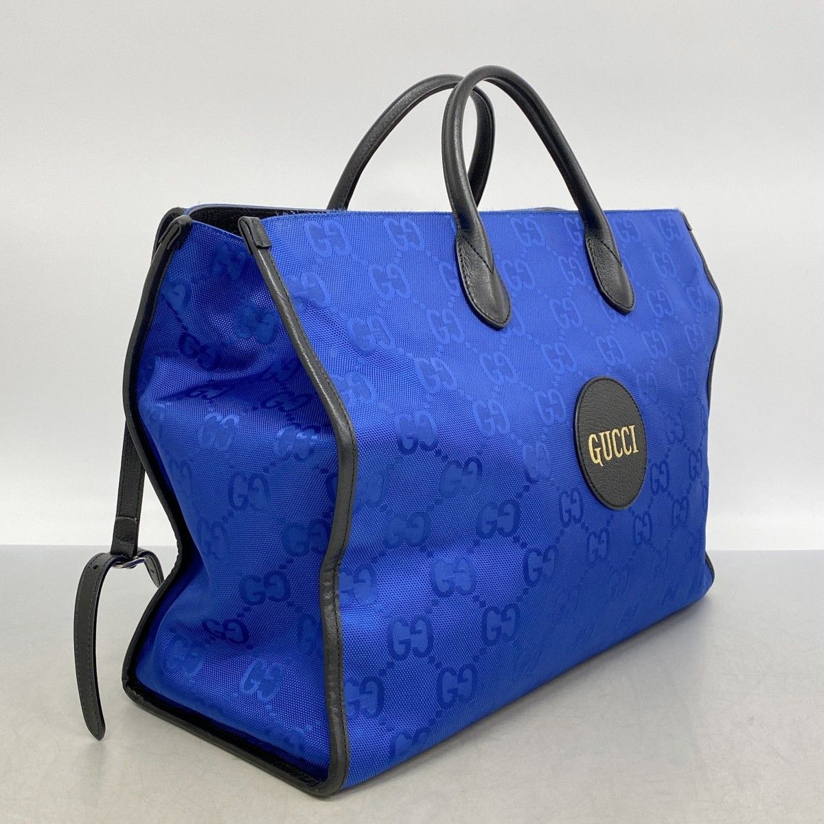 Gucci Tote Nylon Blue Silver 2-Way — view 2