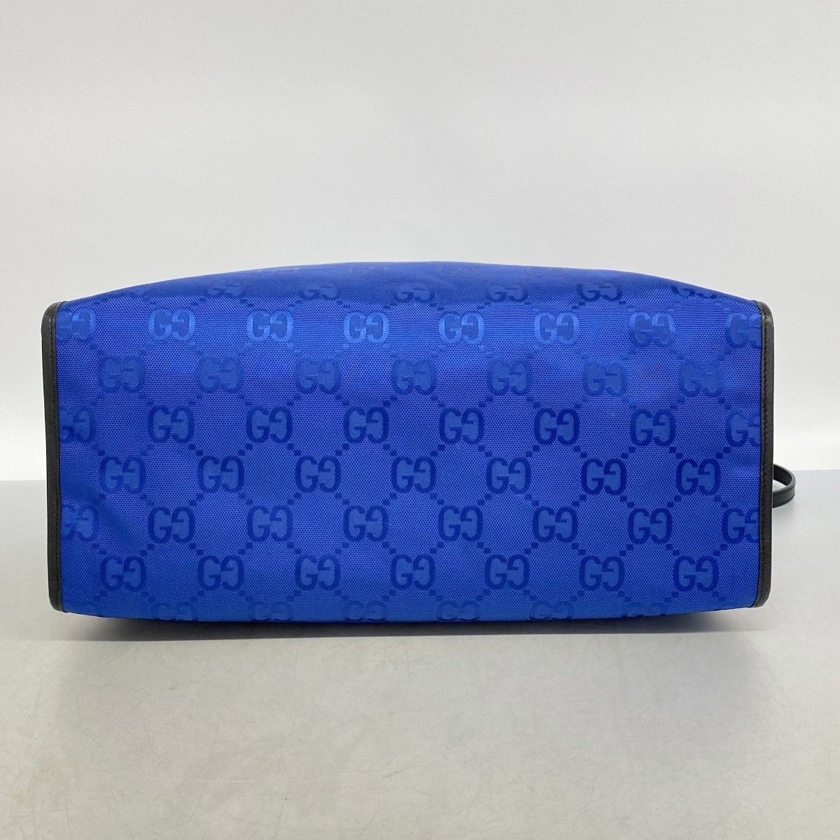 Gucci Tote Nylon Blue Silver 2-Way — view 3