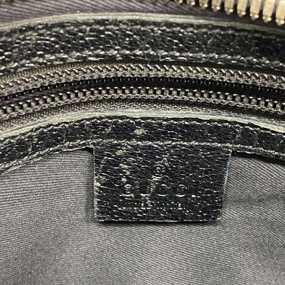 Gucci Shoulder Bag GG Canvas Black Gold — view 5