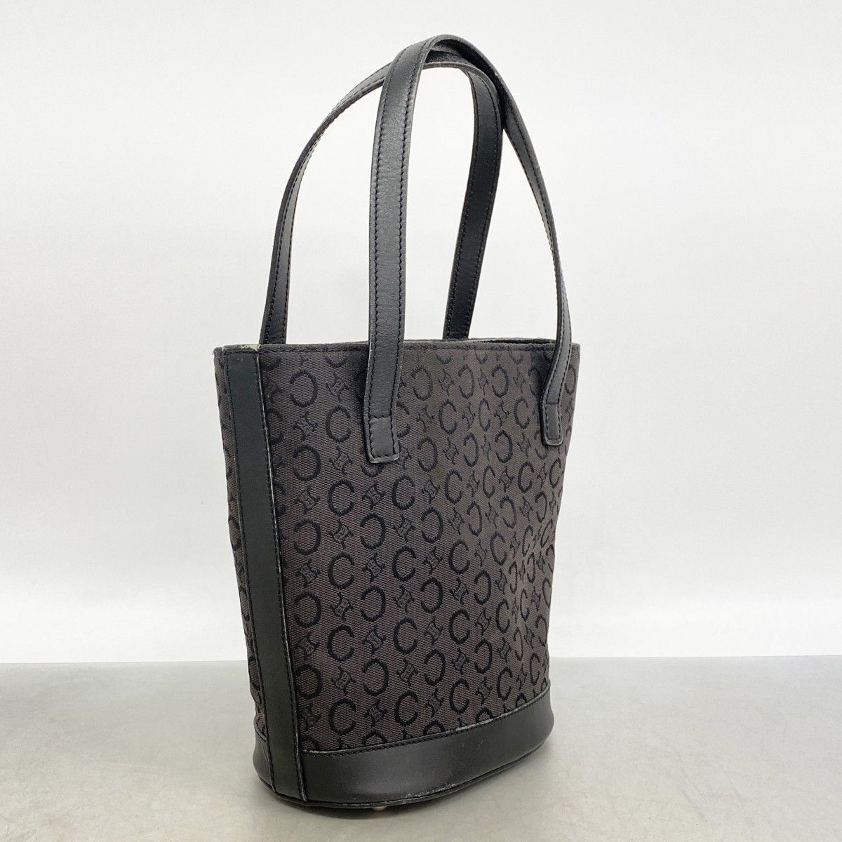 Celine Handbag C Macadam Canvas Black Silver — view 2