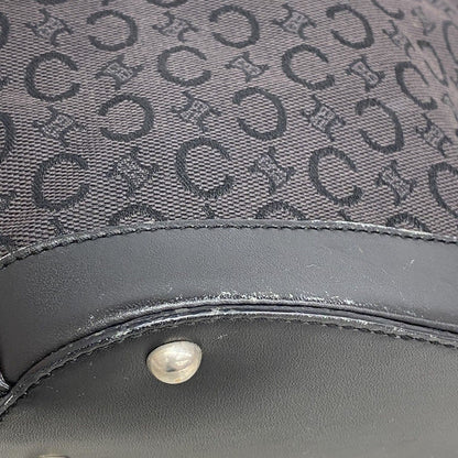 Celine Handbag C Macadam Canvas Black Silver — view 7