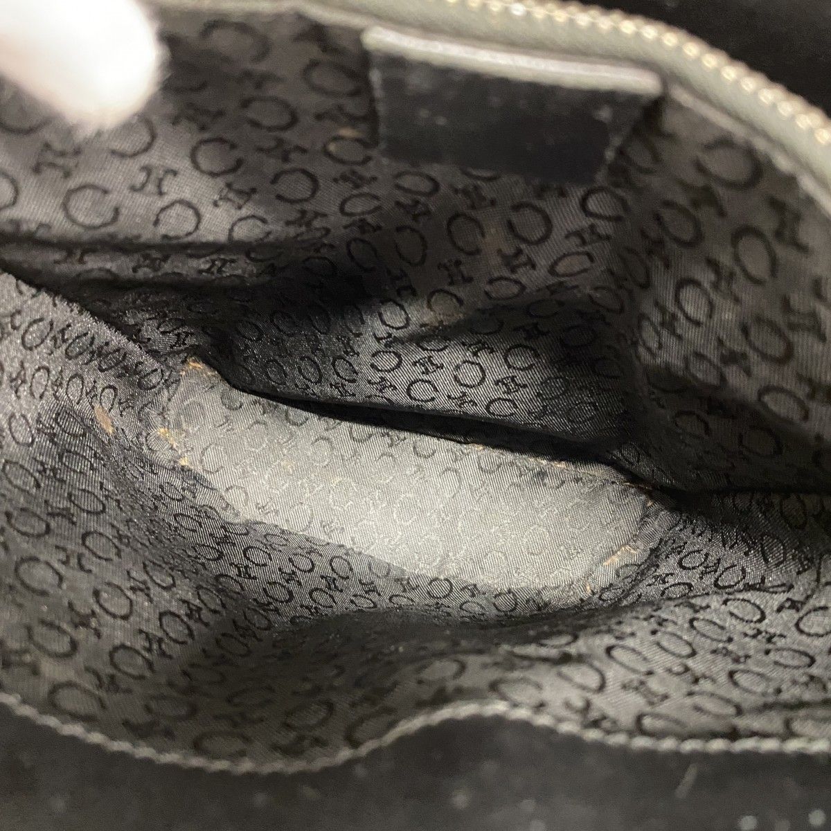 Celine Handbag C Macadam Canvas Black Silver — view 4