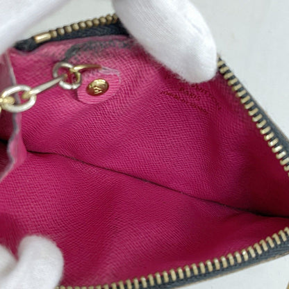 Louis Vuitton Coin Case Monogram Multicolor Pochette Cles Noir — view 3
