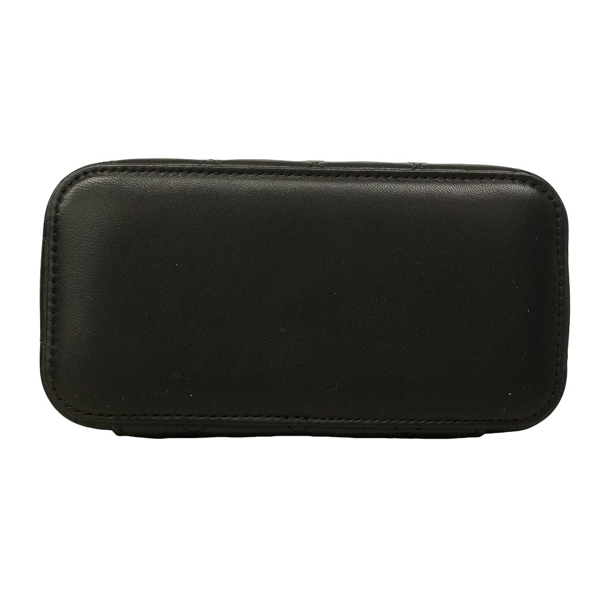 Chanel Vanity Bag Quilted Lambskin Black Chien Panning Gold 2-Way — view 3