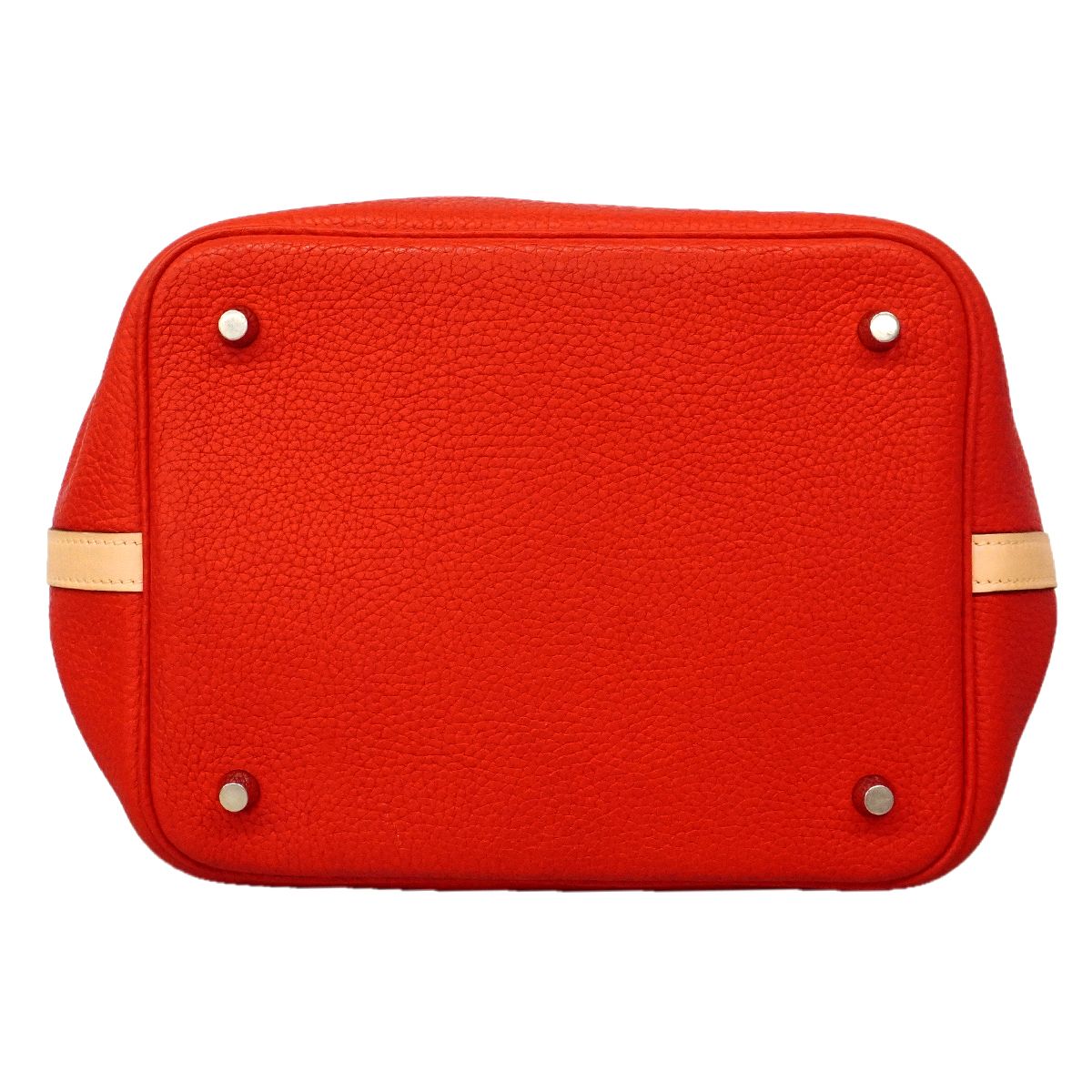 Hermes Handbag Picotin Lock MM Taurillon Clemence Swift Silver — view 3