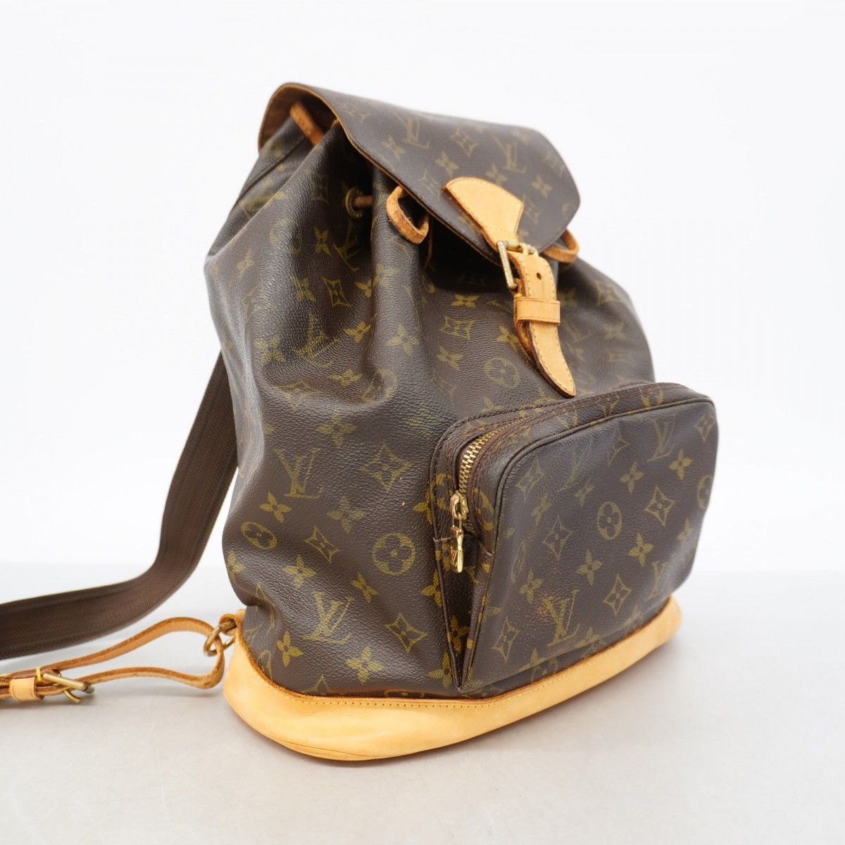 Louis Vuitton Backpack Monogram Montsouris GM Brown — view 2