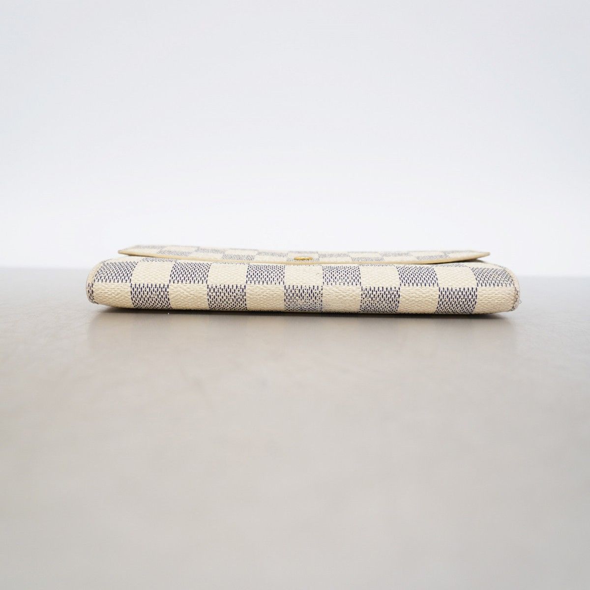 Louis Vuitton Wallet Damier Azur Portefeuille Sarah White — view 2