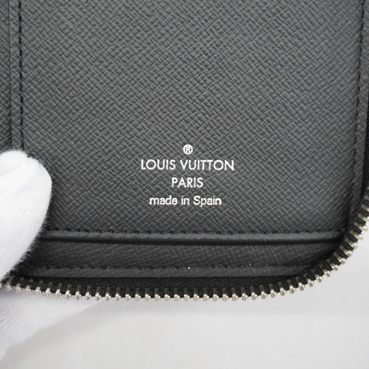 Louis Vuitton Wallet Damier Graphite Zippy Walletvertical Black Blue — view 4