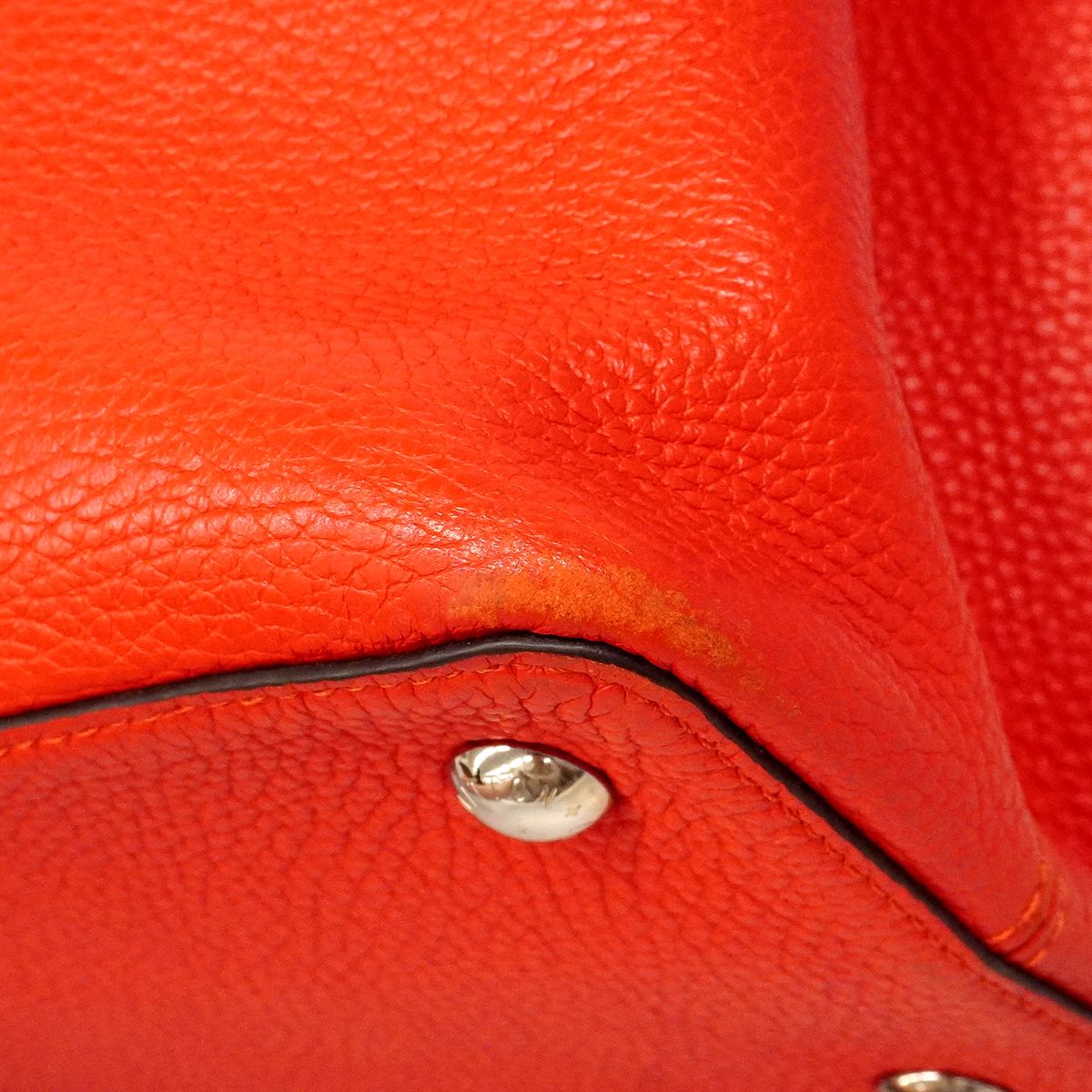 Louis Vuitton Shoulder Bag Taurillon Capucines MM Coquelicotladies — view 7