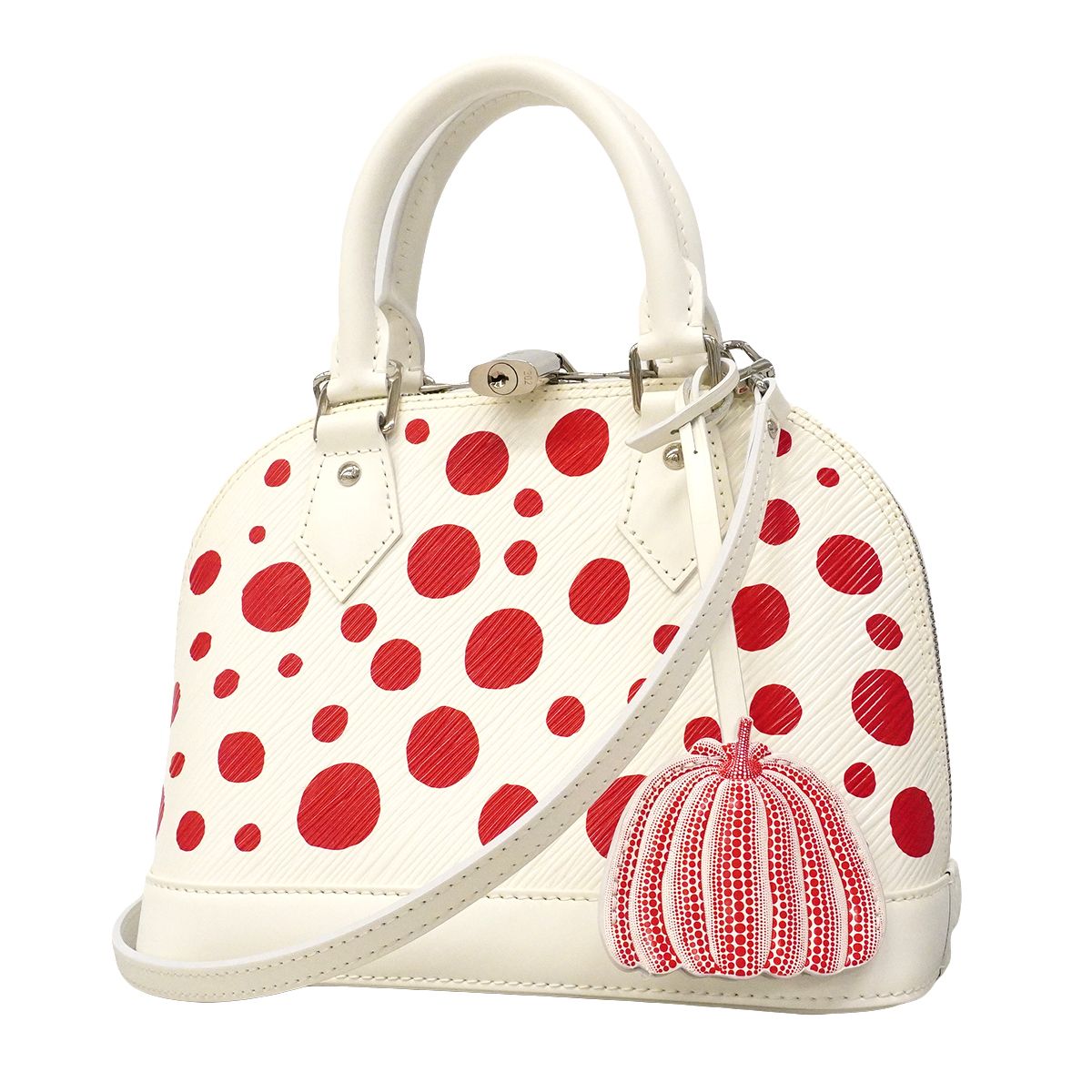 Louis Vuitton Handbag Epi Alma BB Blanc 2-Way