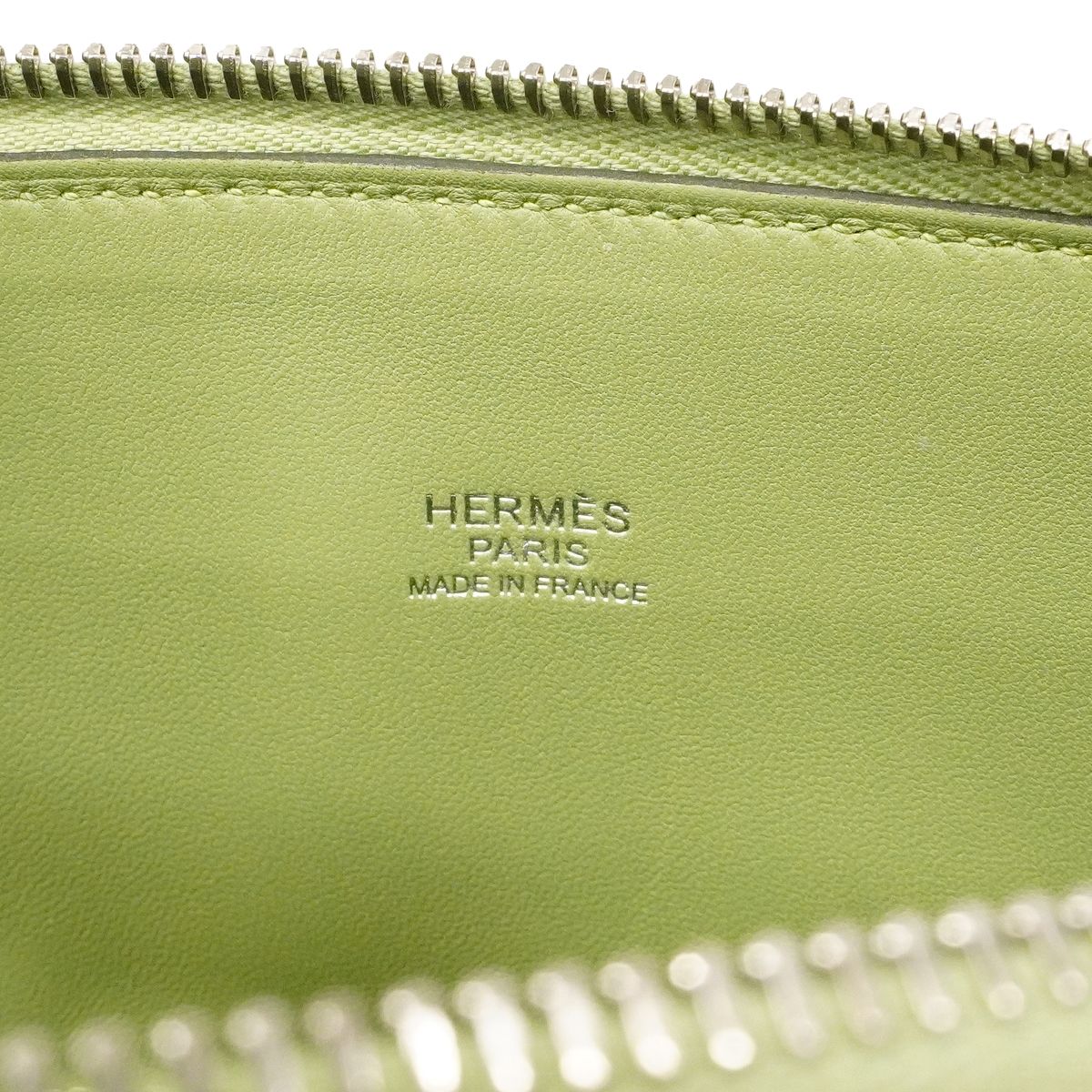 Hermes Handbag Bolide 26 Veau Epsom Vert Cricket Silver 2-Way — view 5