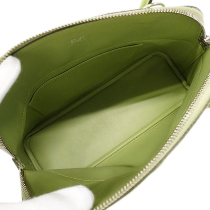 Hermes Handbag Bolide 26 Veau Epsom Vert Cricket Silver 2-Way — view 4