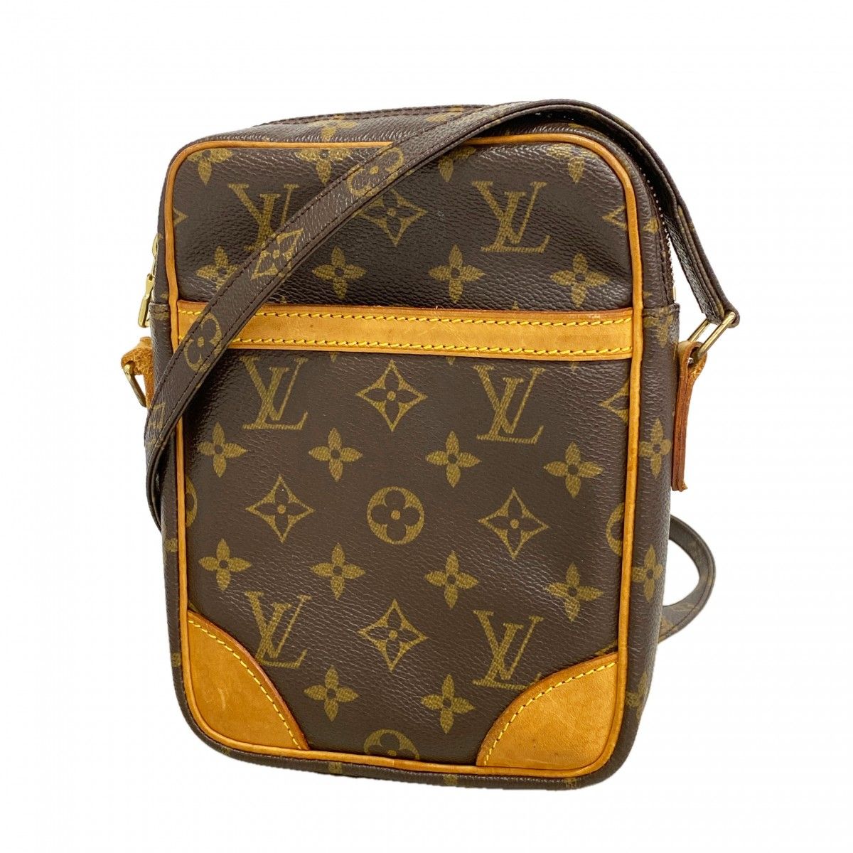 Louis Vuitton Shoulder Bag Monogram Danube Brown