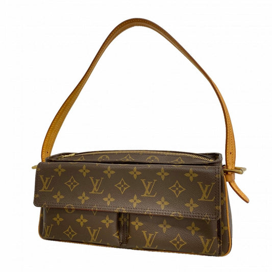 Louis Vuitton Shoulder Bag Monogram Viva Cite MM Brown