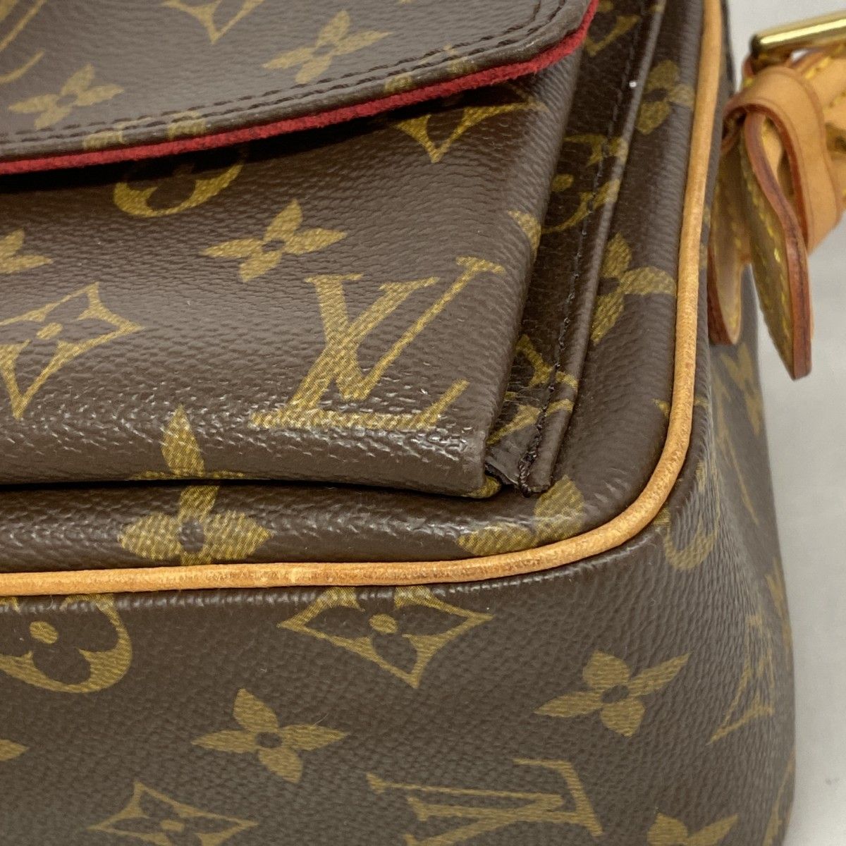 Louis Vuitton Shoulder Bag Monogram Viva Cite MM Brown — view 6