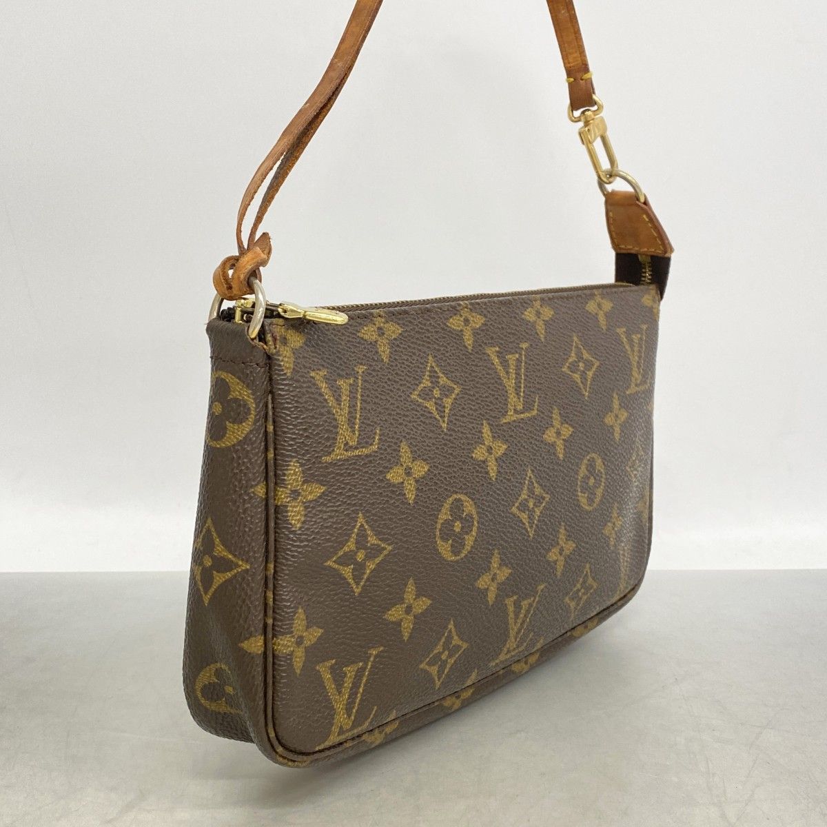 Louis Vuitton Pouch Monogram Pochette Soir Brown — view 2