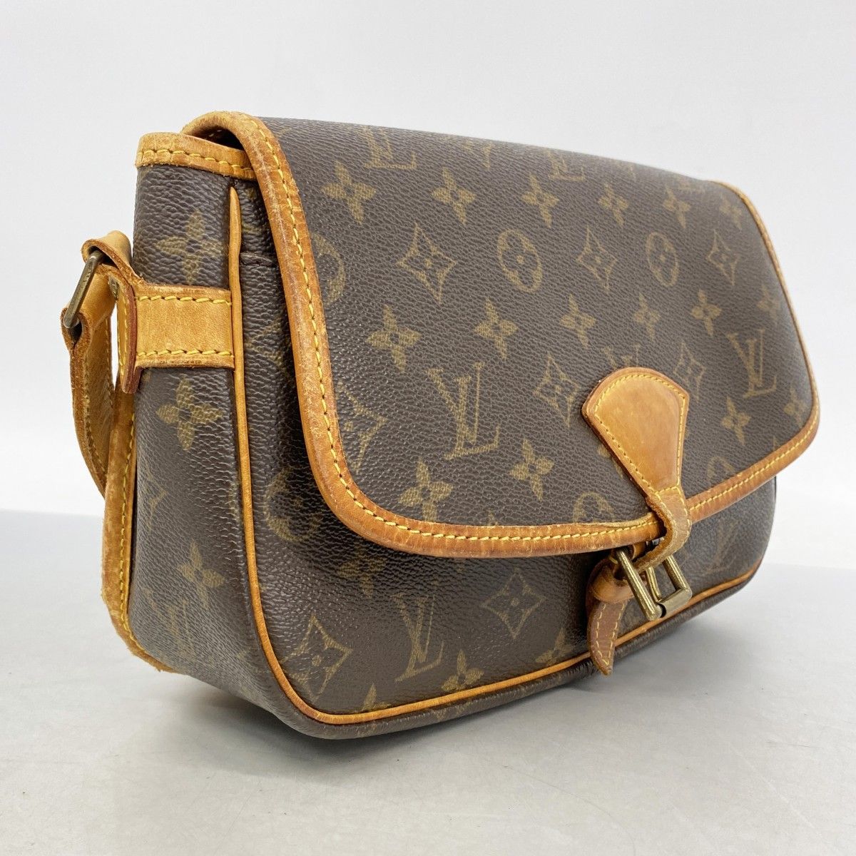 Louis Vuitton Shoulder Bag Monogram Sologne Brown — view 2