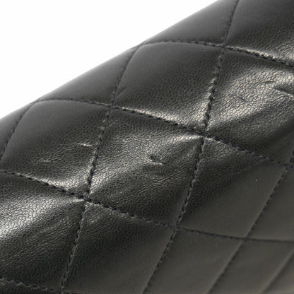 Chanel Shoulder Bag Quilted Lambskin Black Gold — view 6