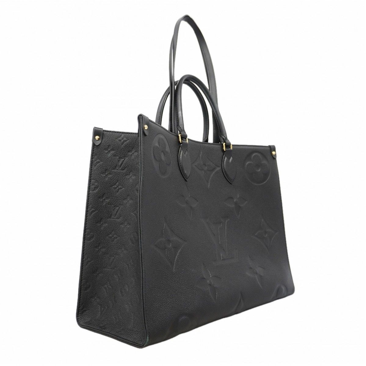 Louis Vuitton Tote Monogram Empreinte On The Go GM Noir 2-Way — view 2