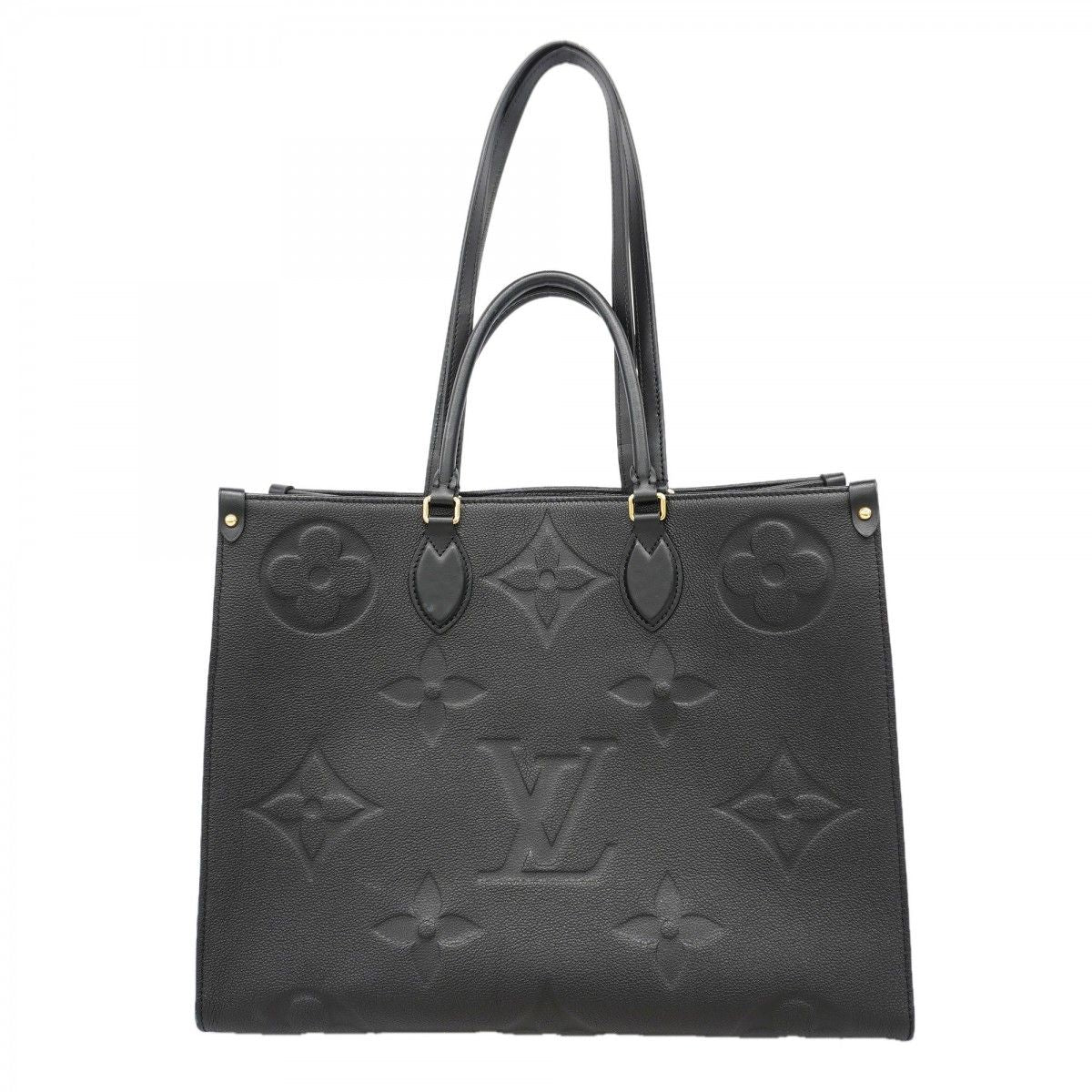 Louis Vuitton Tote Monogram Empreinte On The Go GM Noir 2-Way