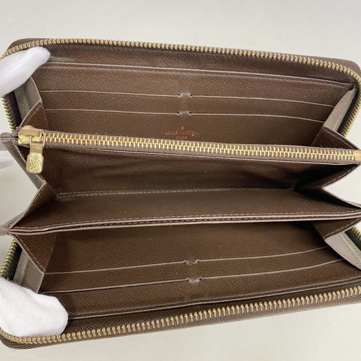 Louis Vuitton Wallet Damier Zippy Ebene — view 3