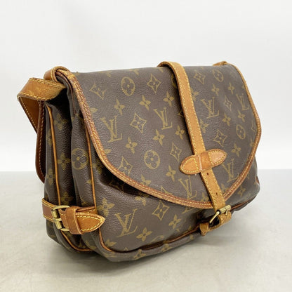 Louis Vuitton Shoulder Bag Monogram Saumur 30 Brown — view 2