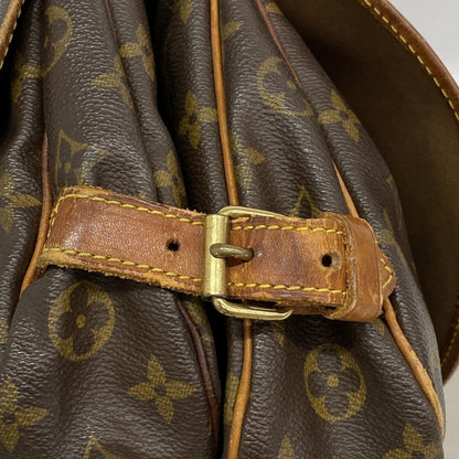 Louis Vuitton Shoulder Bag Monogram Saumur 30 Brown — view 7